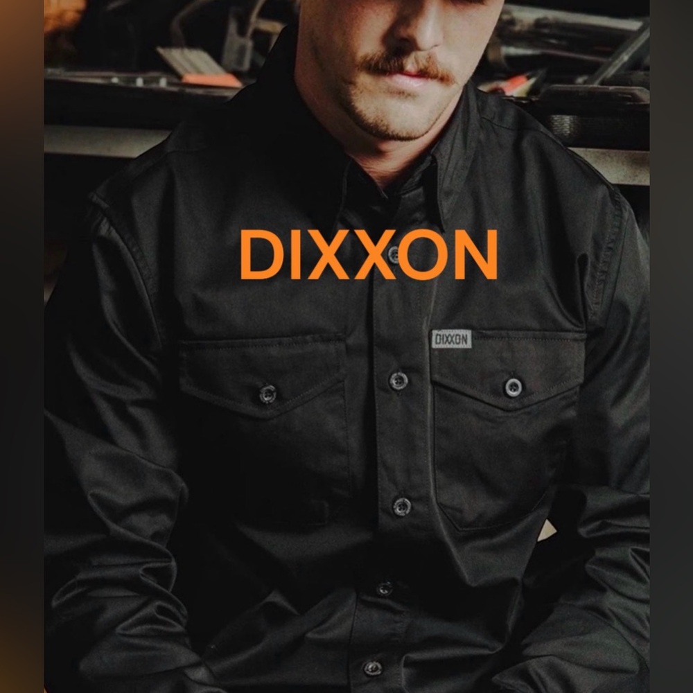 DIXXON “WorkForce” Men's 3XL Black Button Down Shirt - Picture 2 of 4